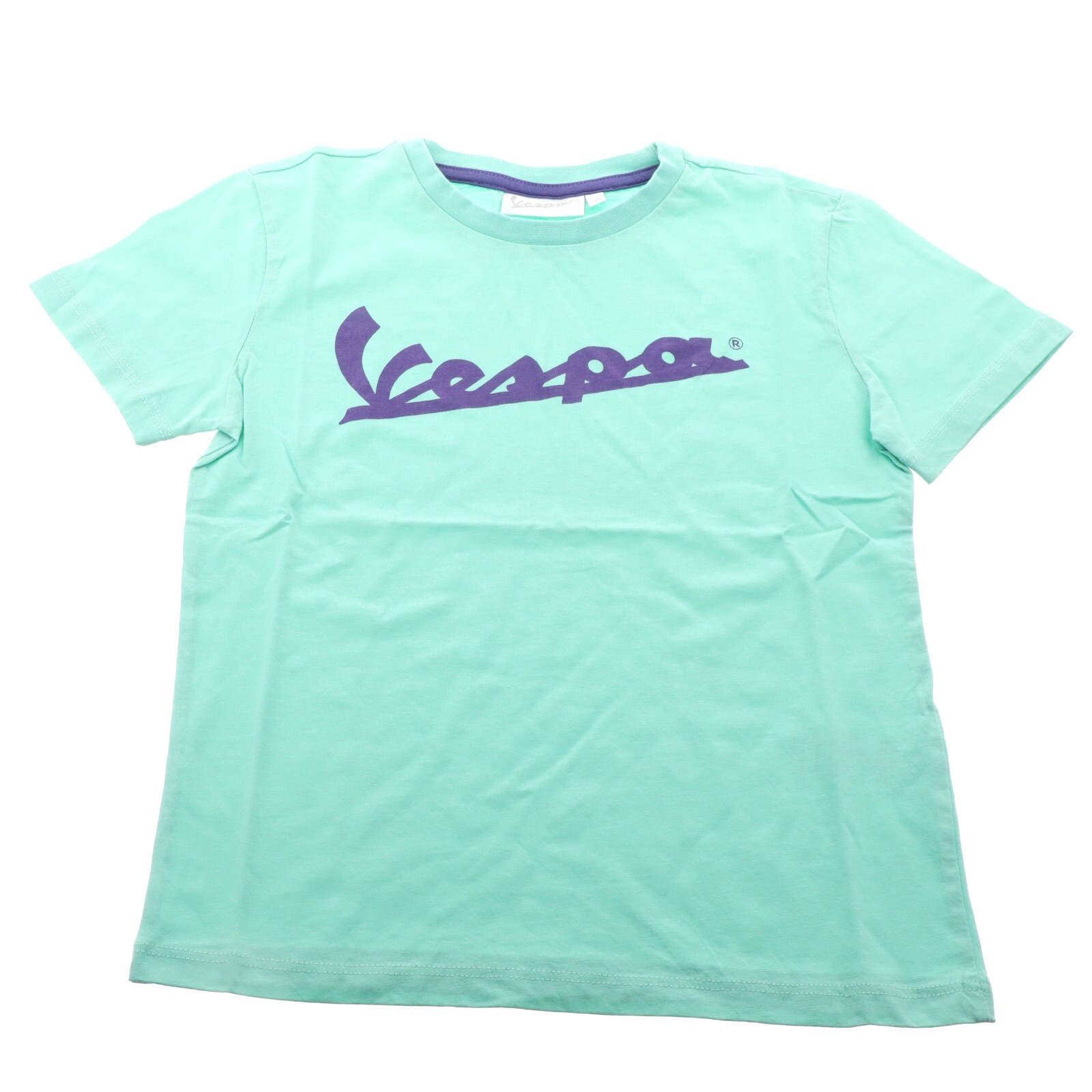 GENUINE PIAGGIO VESPA KIDS T-SHIRT W/LOGO LITE GREEN 5/6 YEARS OE NEW 606233M01G
