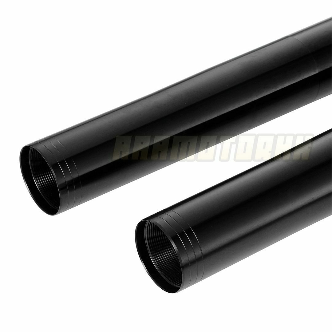 Front Fork Outer Tubes Black Gold Pipes For Yamaha YZF-R6 YZF R6 2008-2015
