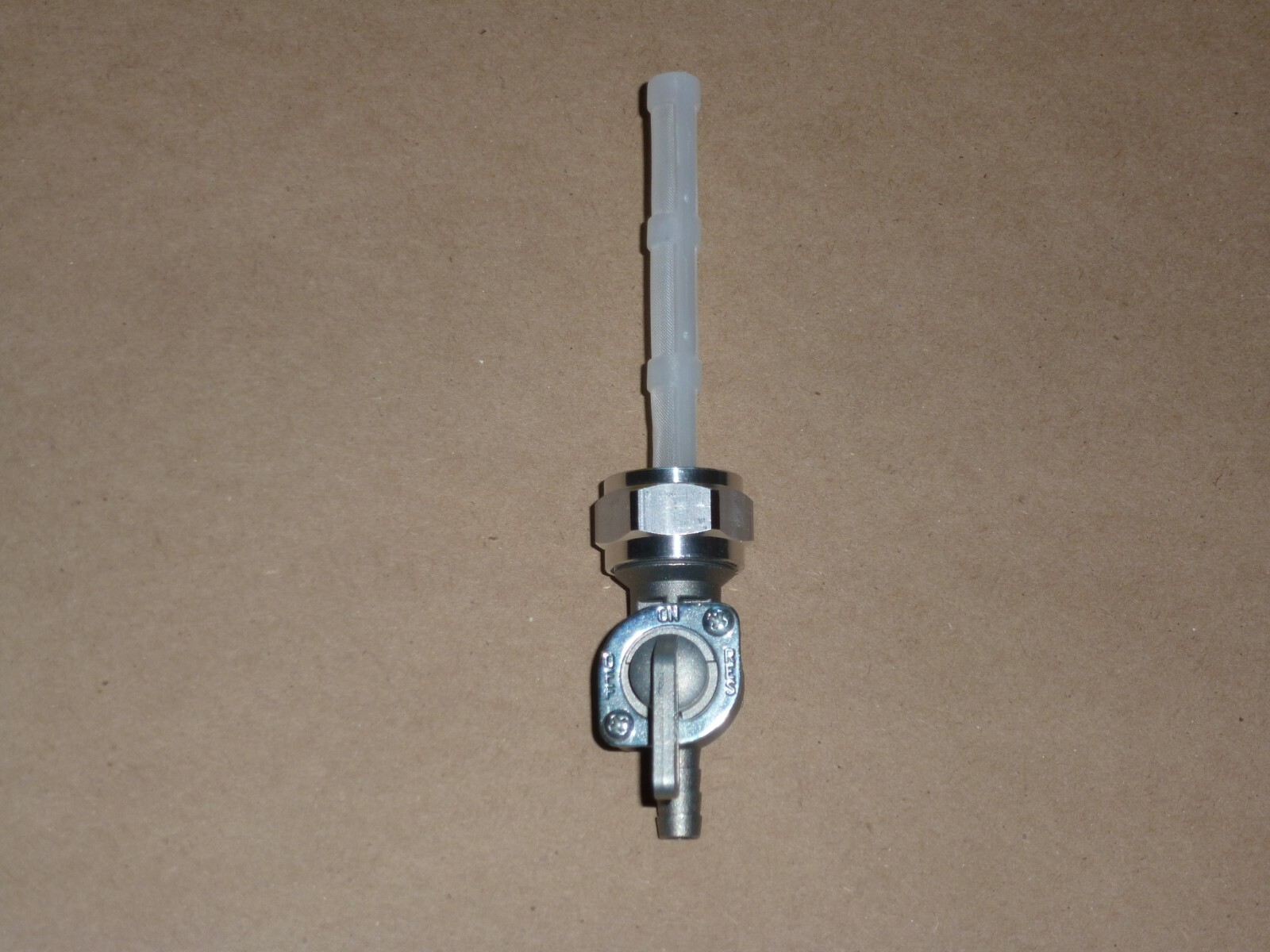 22mm Fuel Gas PETCOCK Aermacchi Harley Suzuki Kawasaki by OMG Italy-made DOWN