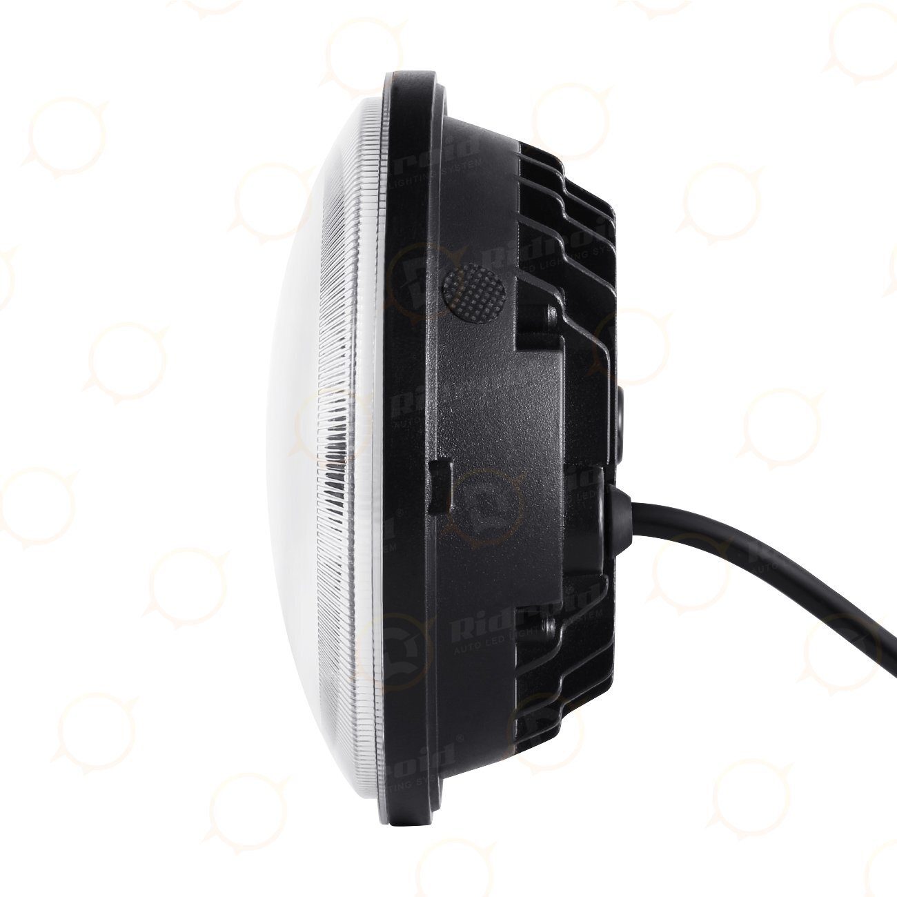 5-3/4″ 5.75 in LED Headlight Projector Halo for Yamaha V-Star XVS 650 950 1100