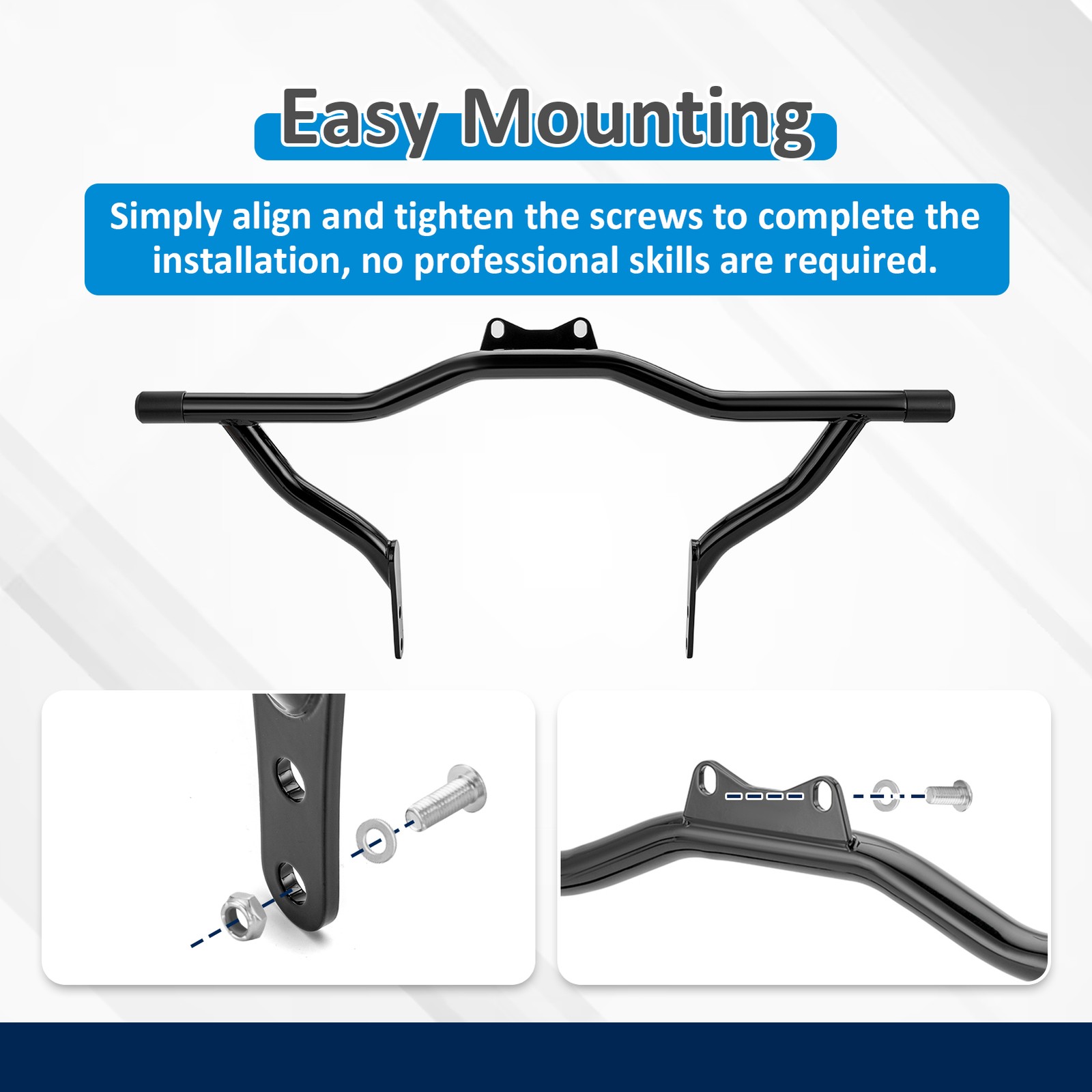 1 1/4 ” Bolt-On Front Engine Guard Crash Bar For Indian Super Sport Chief 2022+