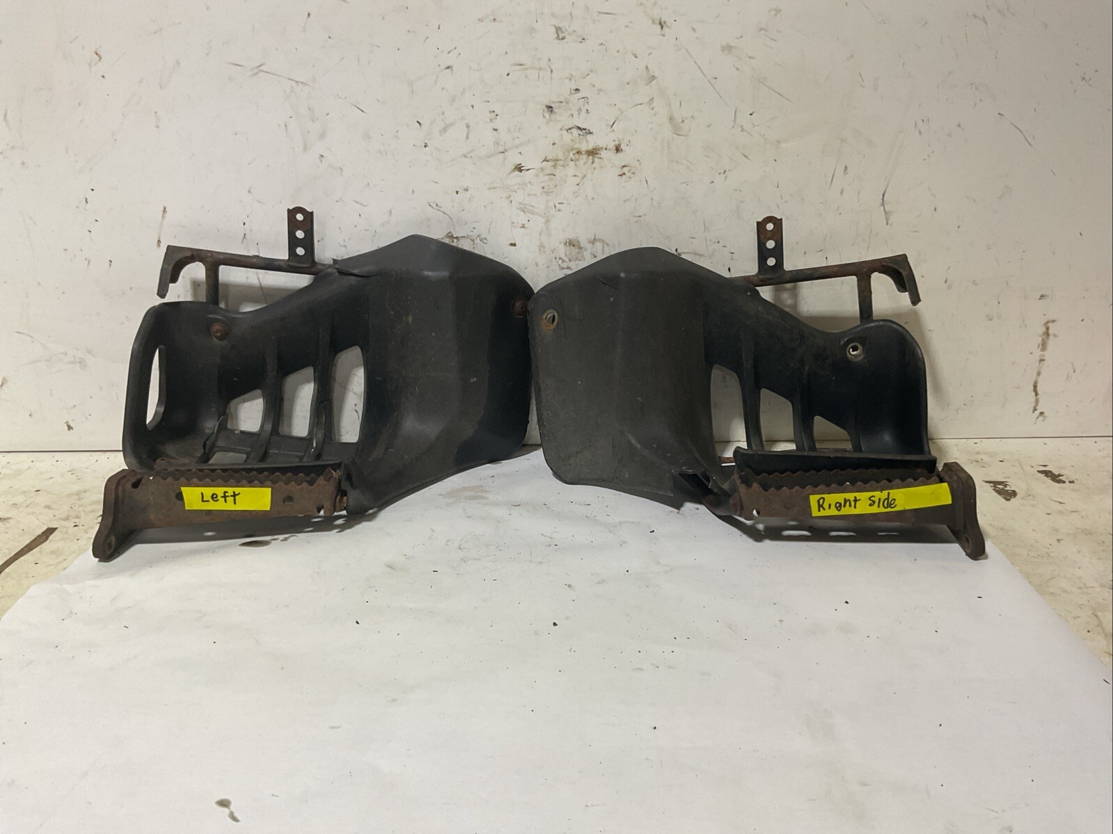 Suzuki LTZ-400 For Pegs- Plastic Insert Cracked- Metal Frame Is Good And Straigh