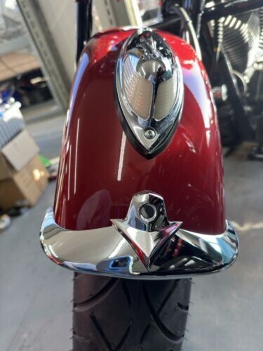Harley Front Fender Tip Chrome Heritage Springer FLSTS 1997 Up V-Twin 50-0681 X4