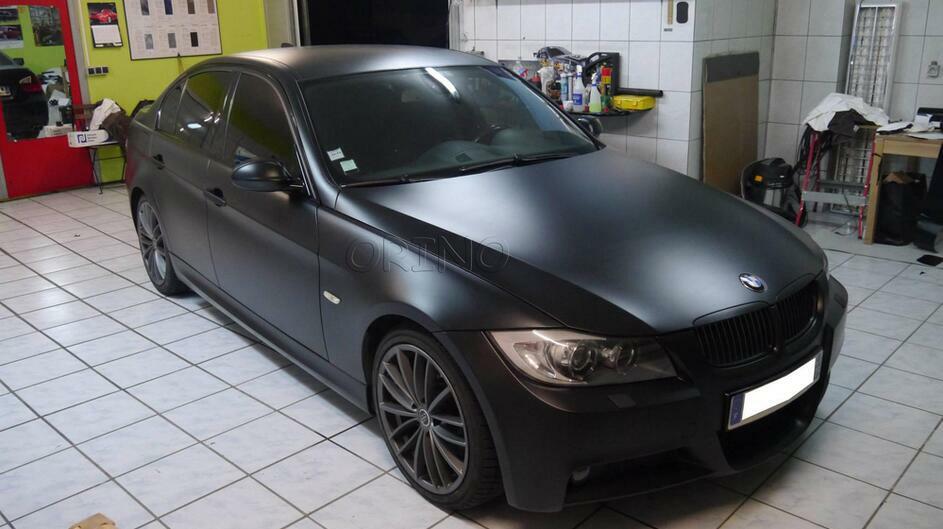 Full Roll 100FT x 5FT Matte Black Vinyl Wrap with Air Release For Vehicle Car US