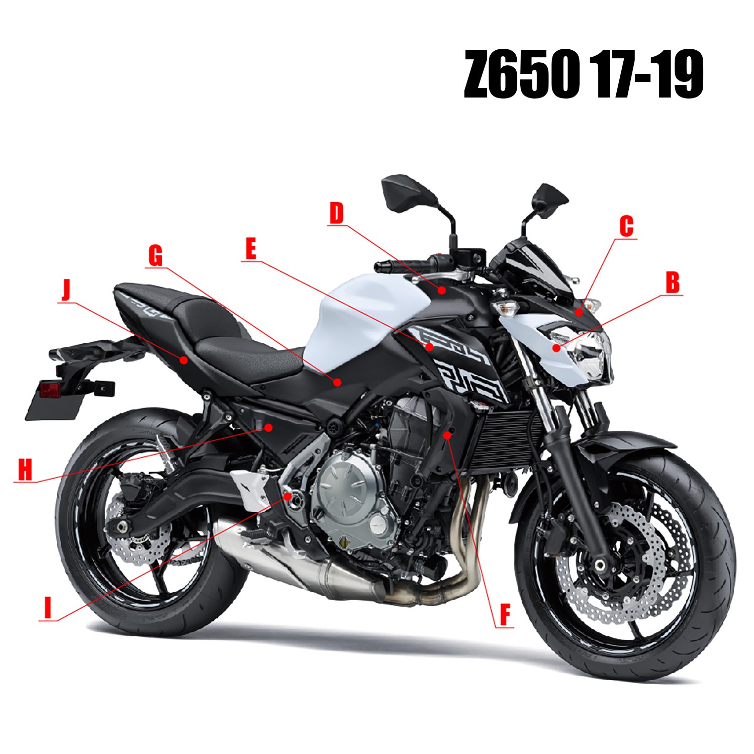 WOLFLINE Customized Fairing Kit For Kawasaki Z650 2017 2018 2019 Bodywork ABS