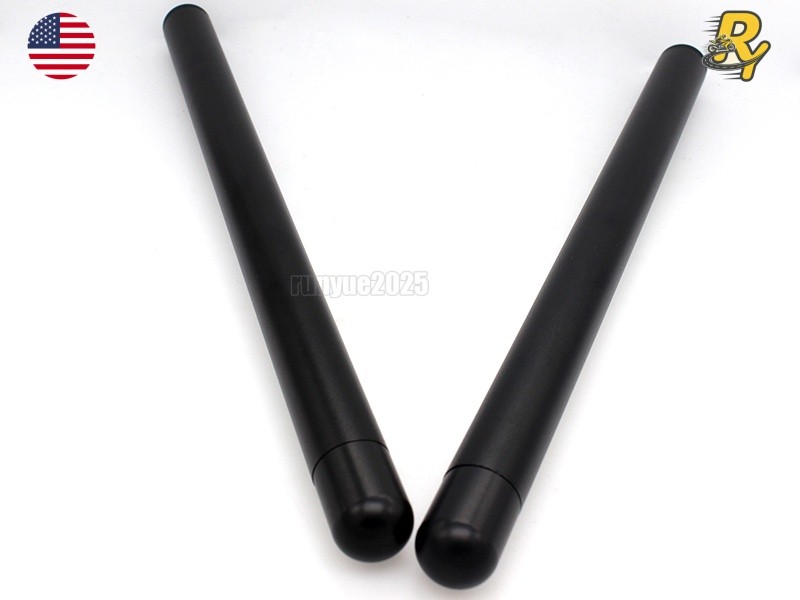 2 PCS 7/8″ Clip On Ons Replacement Handle Bar Handlebar Tube Aluminium Black US