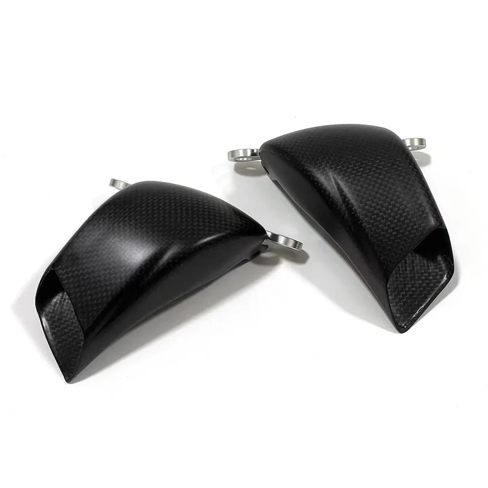 Carbon Fiber Front Brake Air Duct Radiator Cover For DUCATI PANIGALE V4 V2 V4S