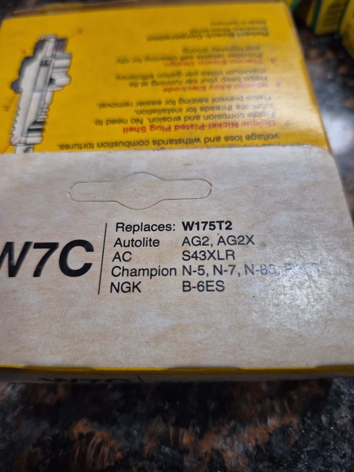 Bosch Germany Genuine NOS W7C Spark Plugs VW 411 412 Porsche 914 Set Of 4