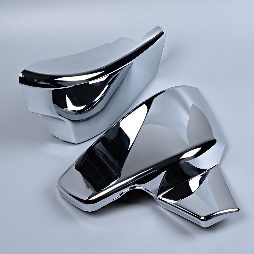 2X Chrome Side Fairing Battery Cover for Honda Shadow VLX 600 VT600 1999-2007