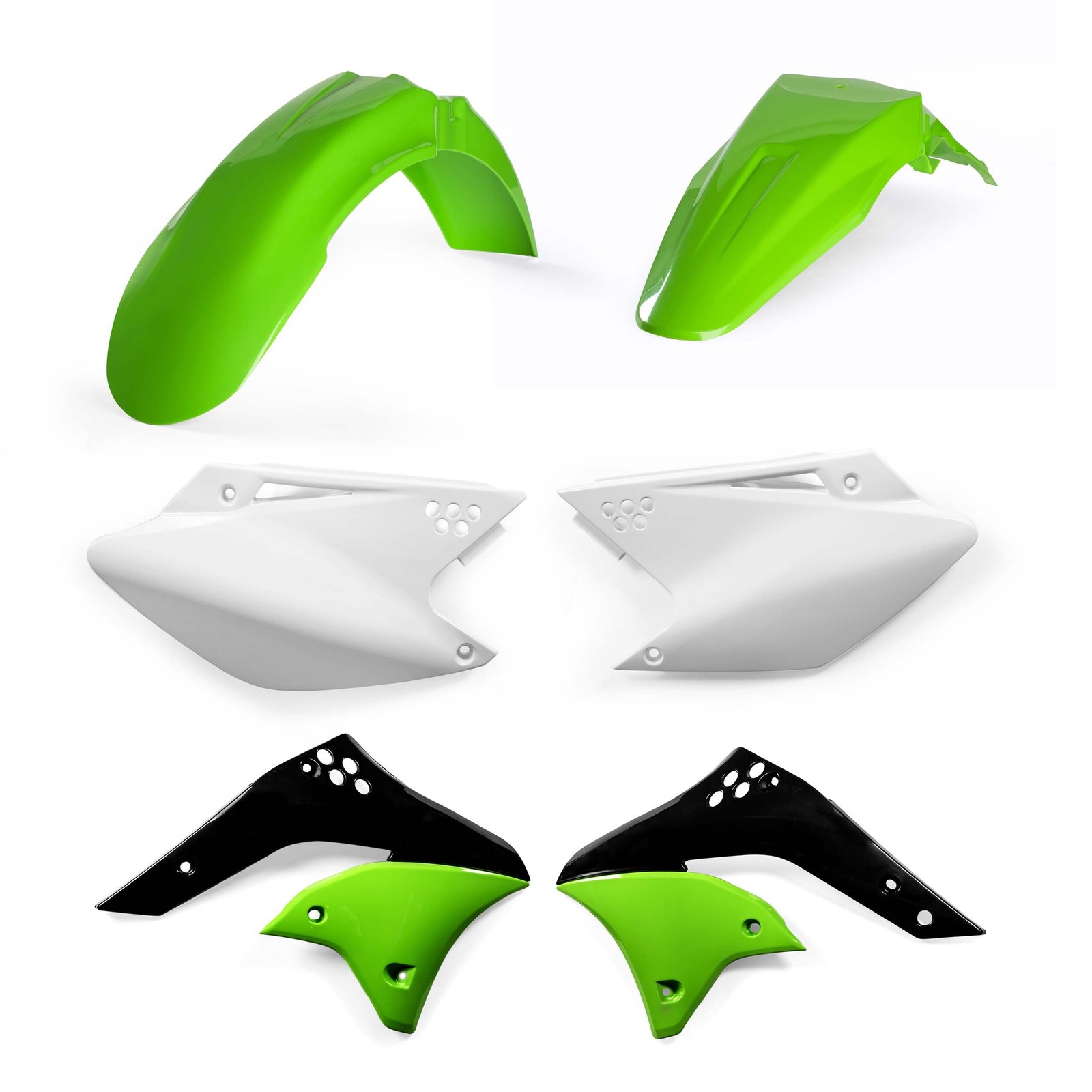 Acerbis Replica Plastic Kit 2041050215 for Kawasaki KX 250F 2006-2008
