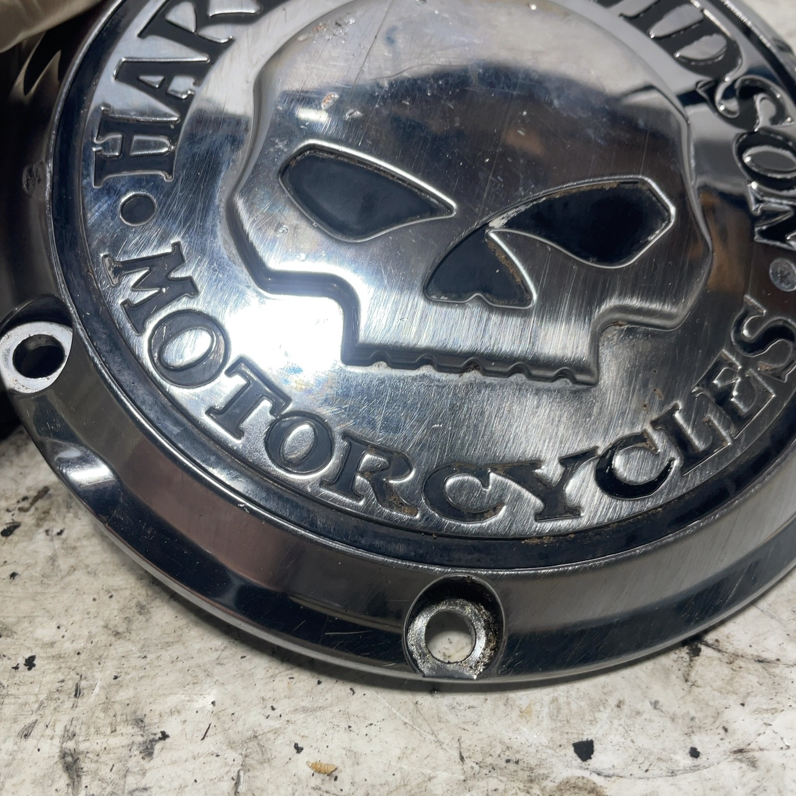 04-20 Harley Sportster XL 883 1200 OEM Chrome Willie G Derby Cover