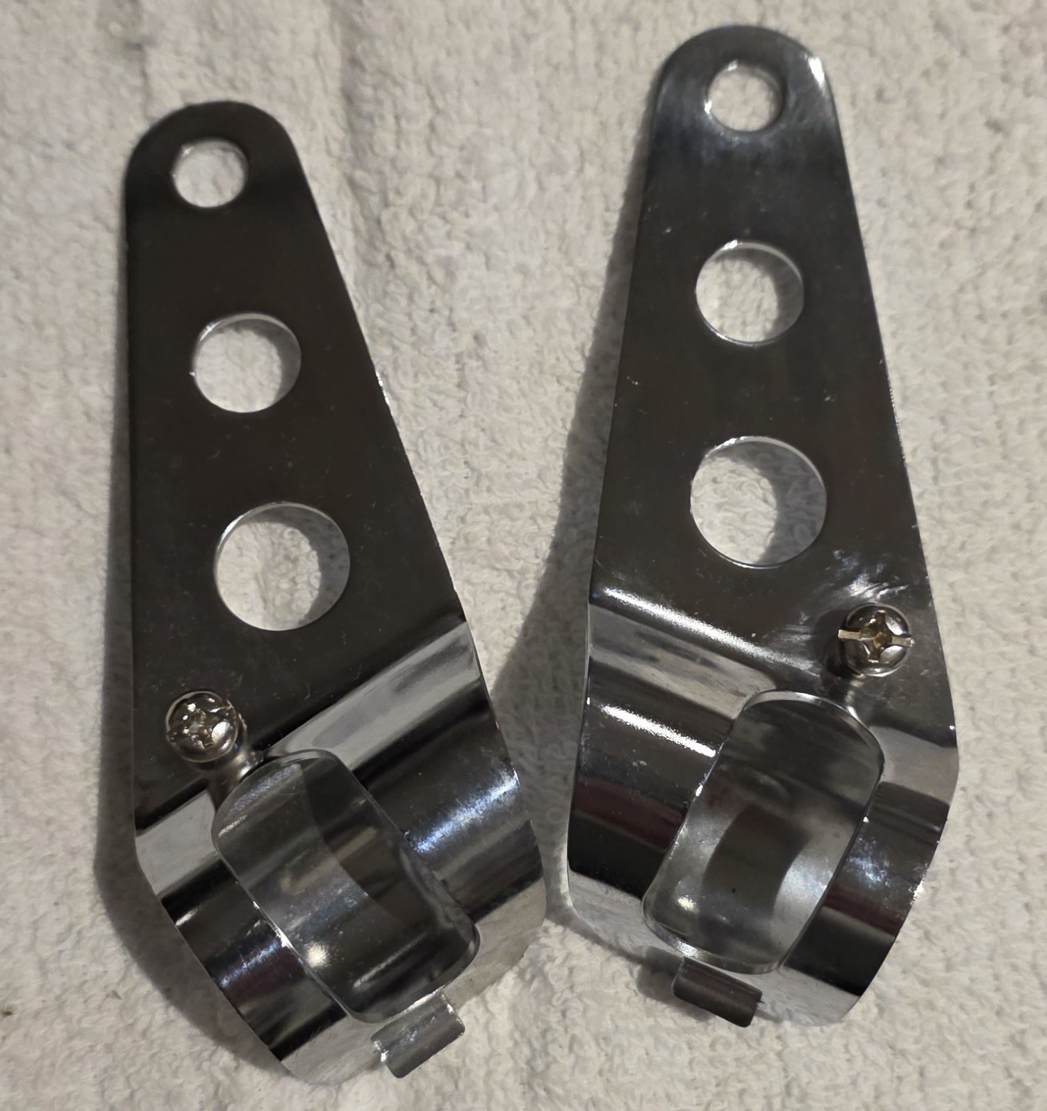 Custom Headlight Mounting Brackets, L+R (Pair) Universal Fit
