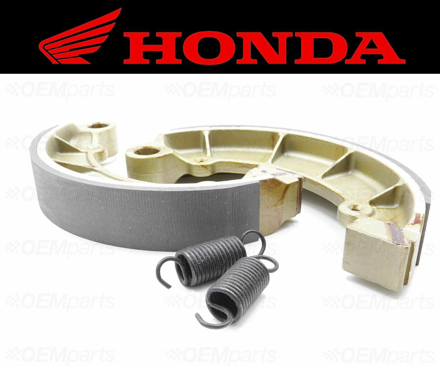 Set of (2) Honda REAR Brake Shoes and Springs #43120-216-000 (See Fitment Chart)
