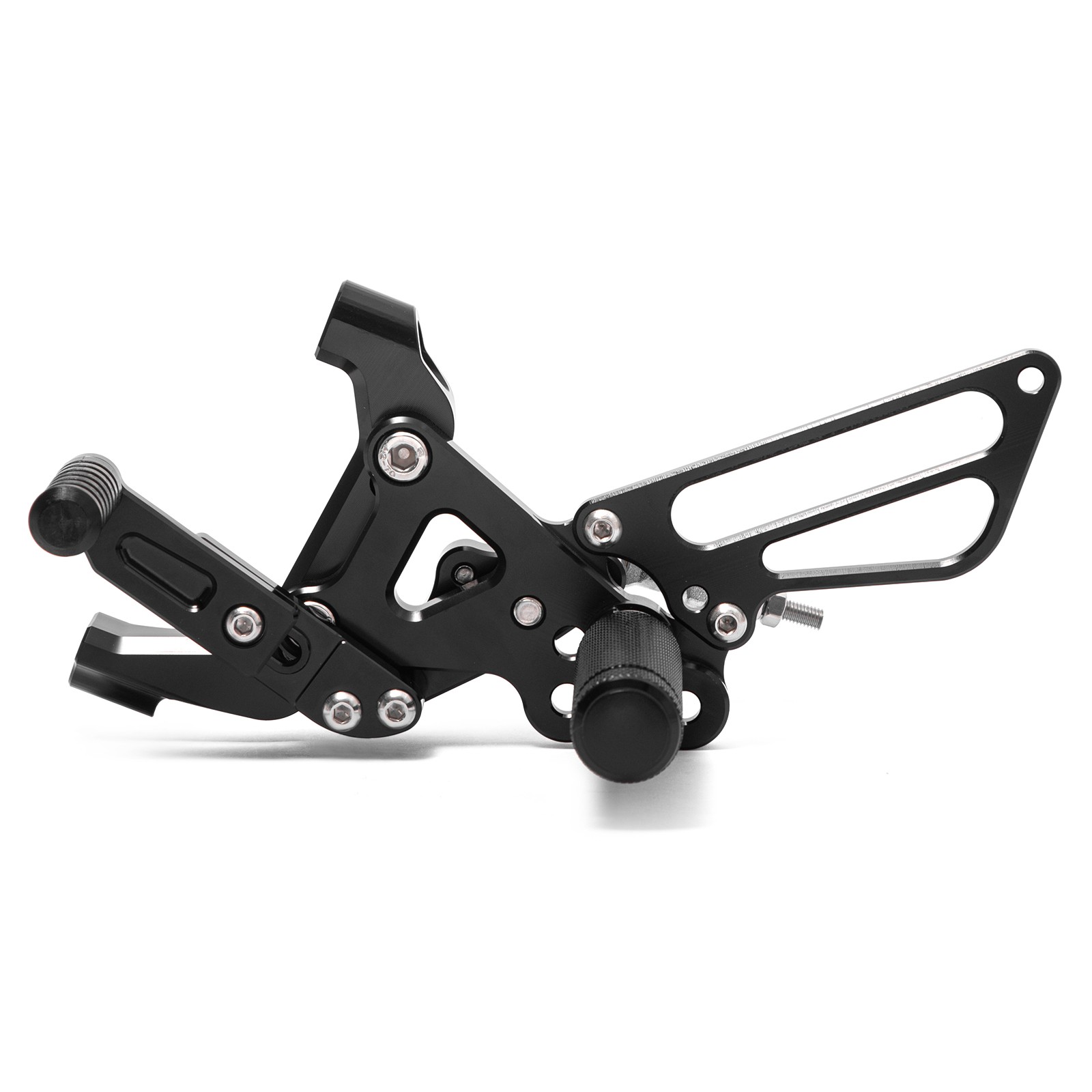 Adjustable Rearsets Rear Sets Footpeg Aluminum BLACK For DUCATI Panigale S 1199