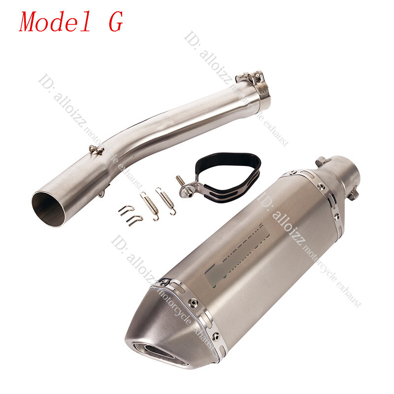 For Yamaha YZF R6 1998-05 Exhaust Mid Pipe With DB Killer Slip On Muffler 370mm