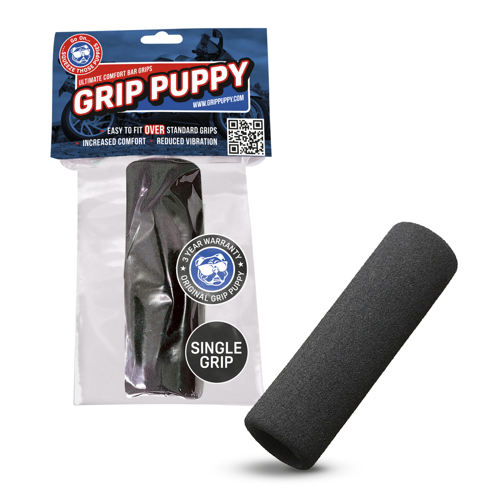GRIP PUPPY – SINGLE GRIP. Broken or ripped a Grip? This is the solution.