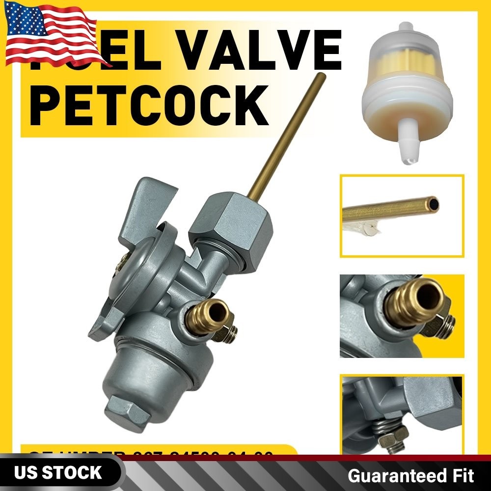 Fuel Gas Tank Switch Valve Petcock For Yamaha JT1 DT80 GT80 MX80 DT100 MX100