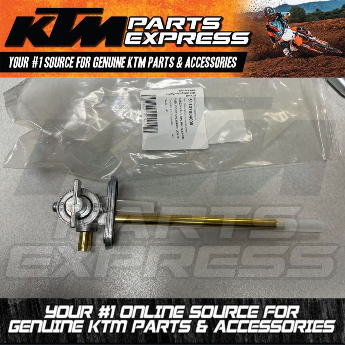 NEW OEM KTM FUEL COCK CPL.MIKUNI CK-69 400 640 LC4E ADVENTURE DUKE 51107004000