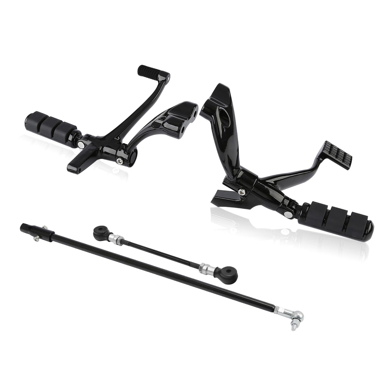Forward Controls Kit Pegs Levers Linkages Fit For Harley XL Sportster 883 14-22