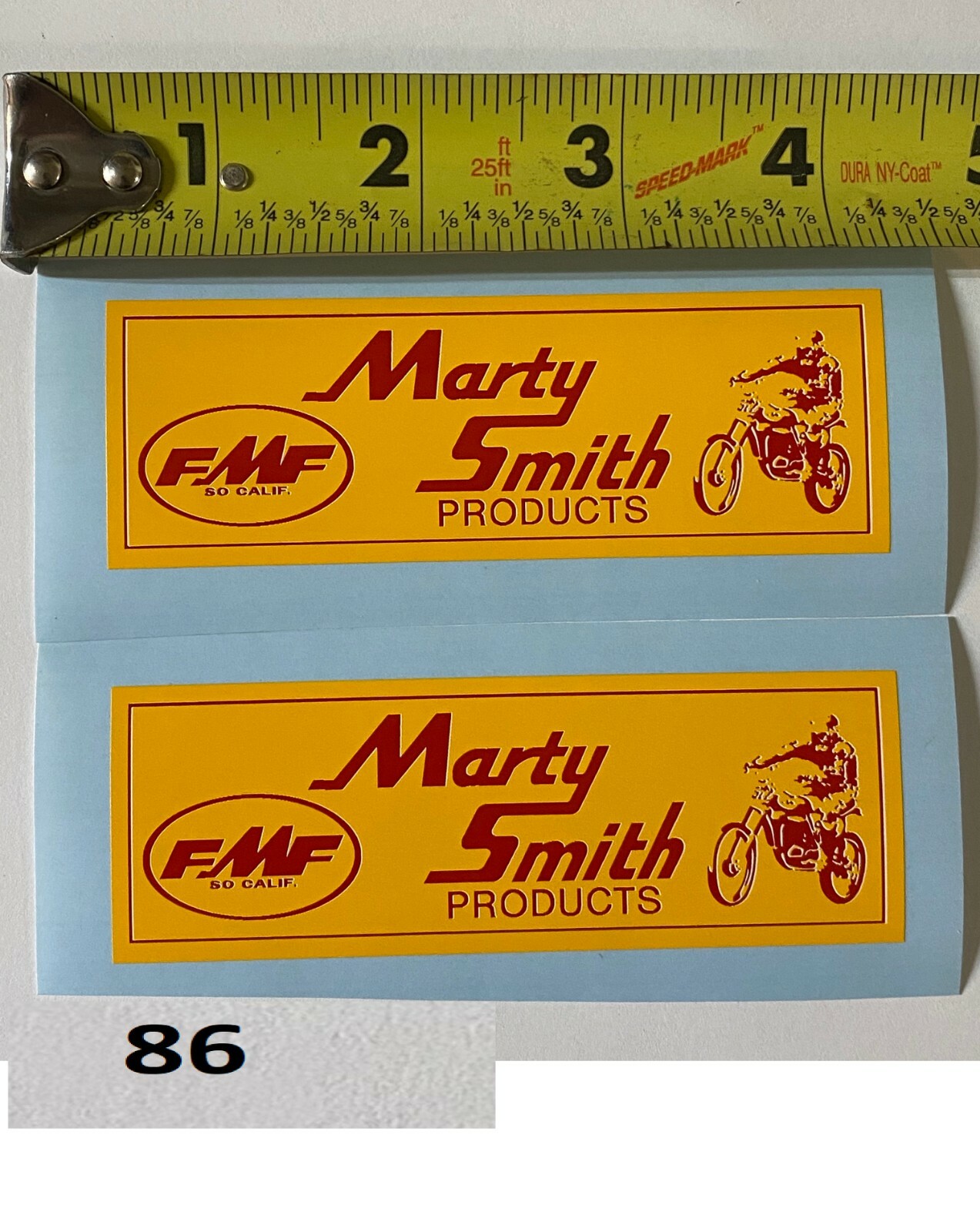 2! FMF Marty Smith stickers Vintage CR RC WORKS 125 250 360 500 VMX Motocross