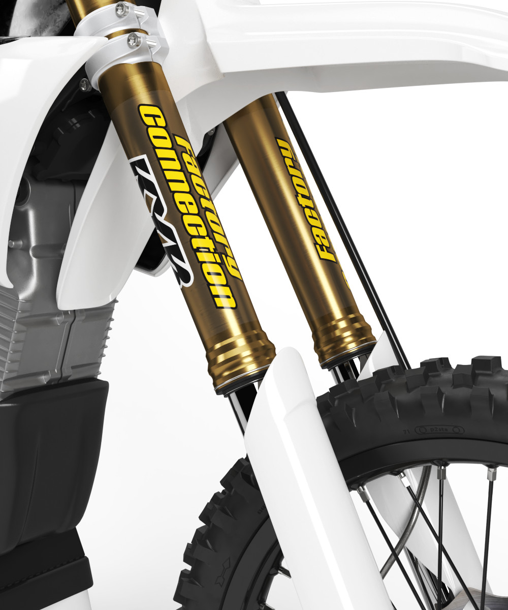 Factory Connection KYB Fork Stickers Suspension Decals Set (9×6.5)