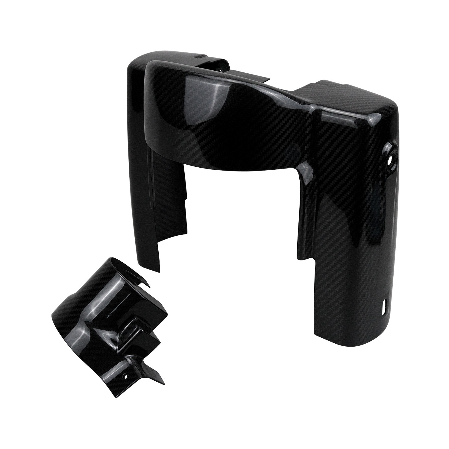 3k Carbon Fiber Ignition Front Fork Trim Cover for 15-2023 Road Glide FLTRX