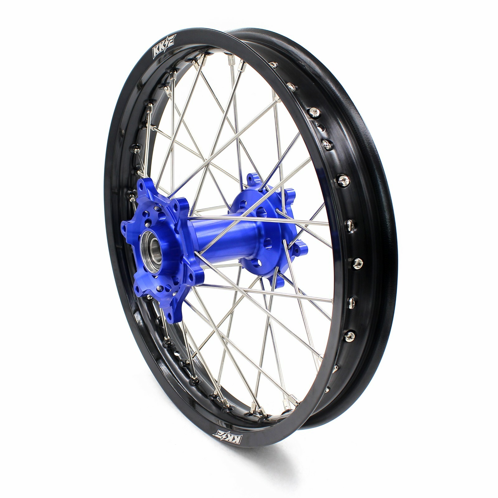 KKE 21″ 18″ Wheels Fit YAMAHA WR250R 2008-2020 CNC Blue Hubs Alloy Rims Wheelset