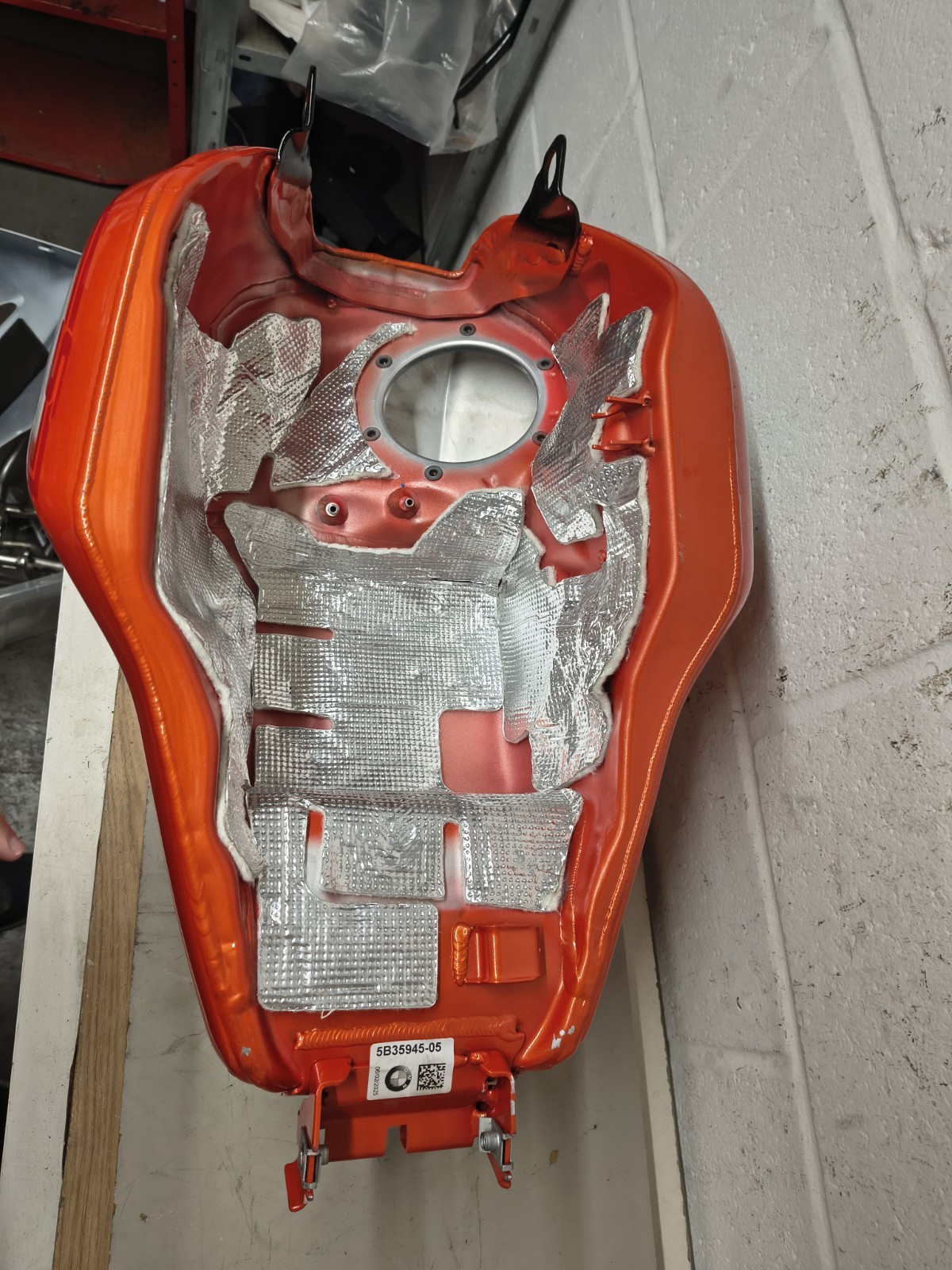 BMW R12S Fuel Petrol Tank Lava Orange R12 S 2025 16115B35945