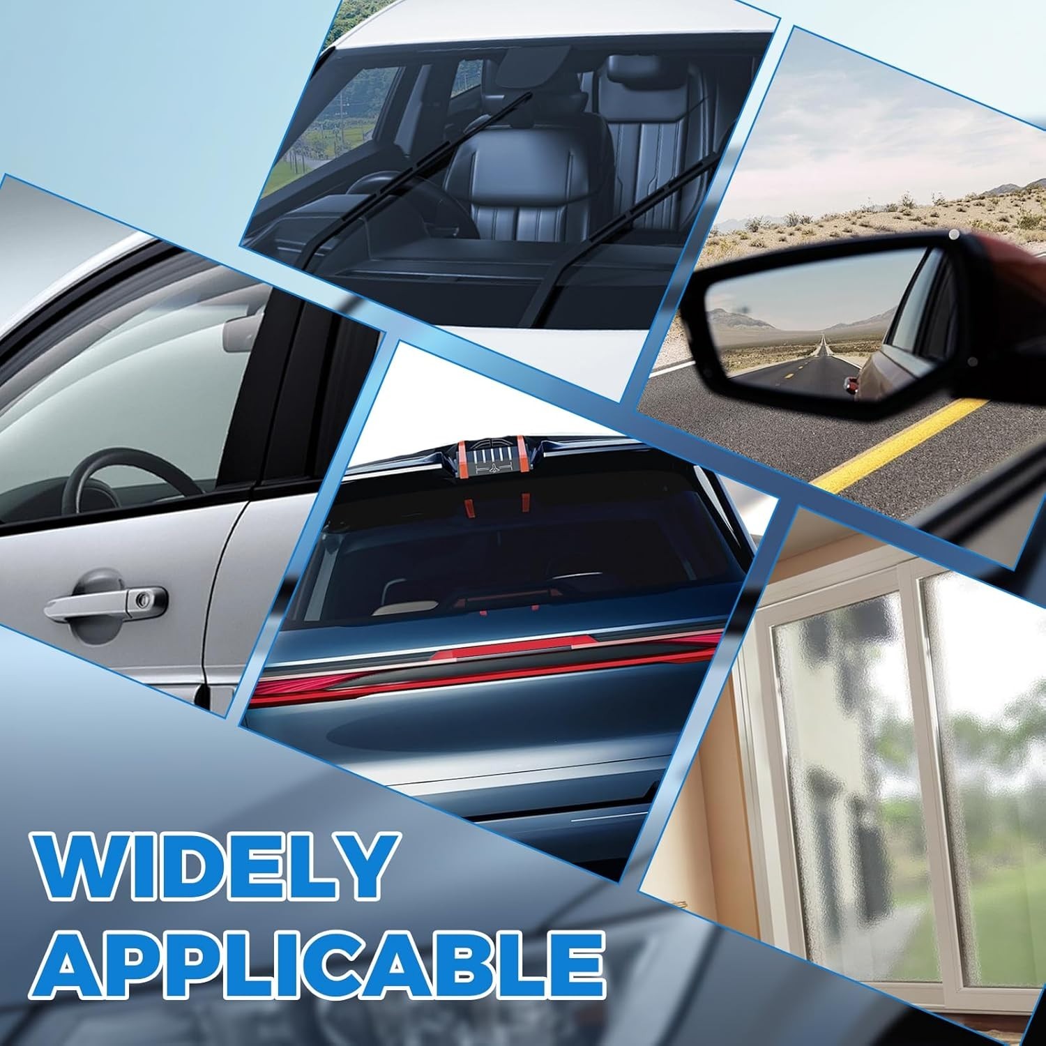 Complete Automotive Glass Adhesive Kit for Professional Windshield Installation