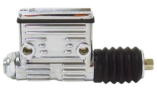 Mid USA 45287 V-Factor Chrome Rear Brake Master Cylinder 87-03 Harley Sportster