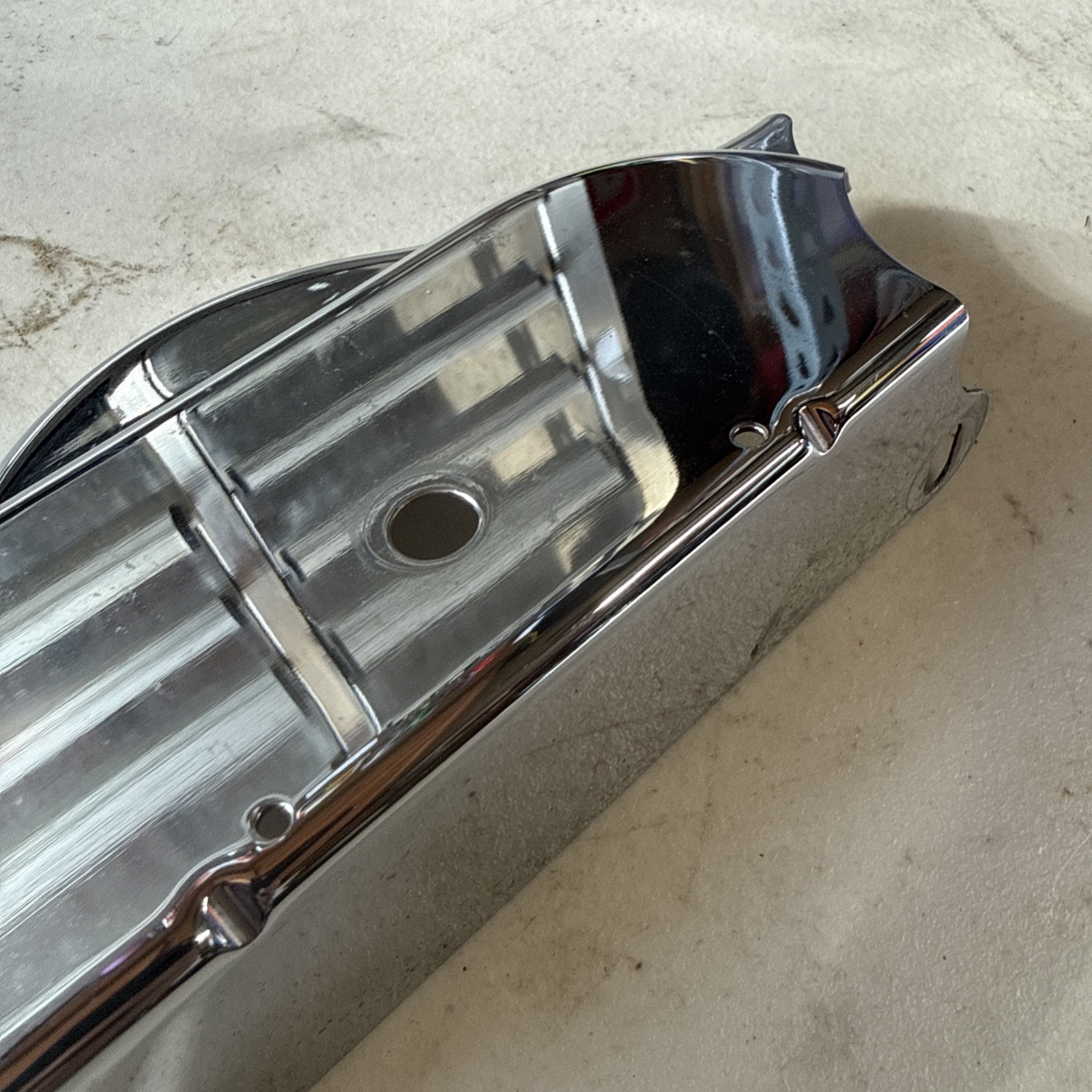 Harley Street Glide CVO Front Fork Triple Tree Trim Cover – CHROME