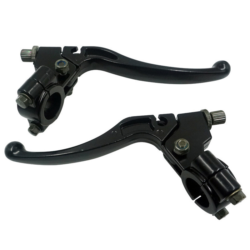 2 PCS Black Aluminium Alloy Brake Lever Perch Clutch For HONDA C/CR/CRF/XL/XR
