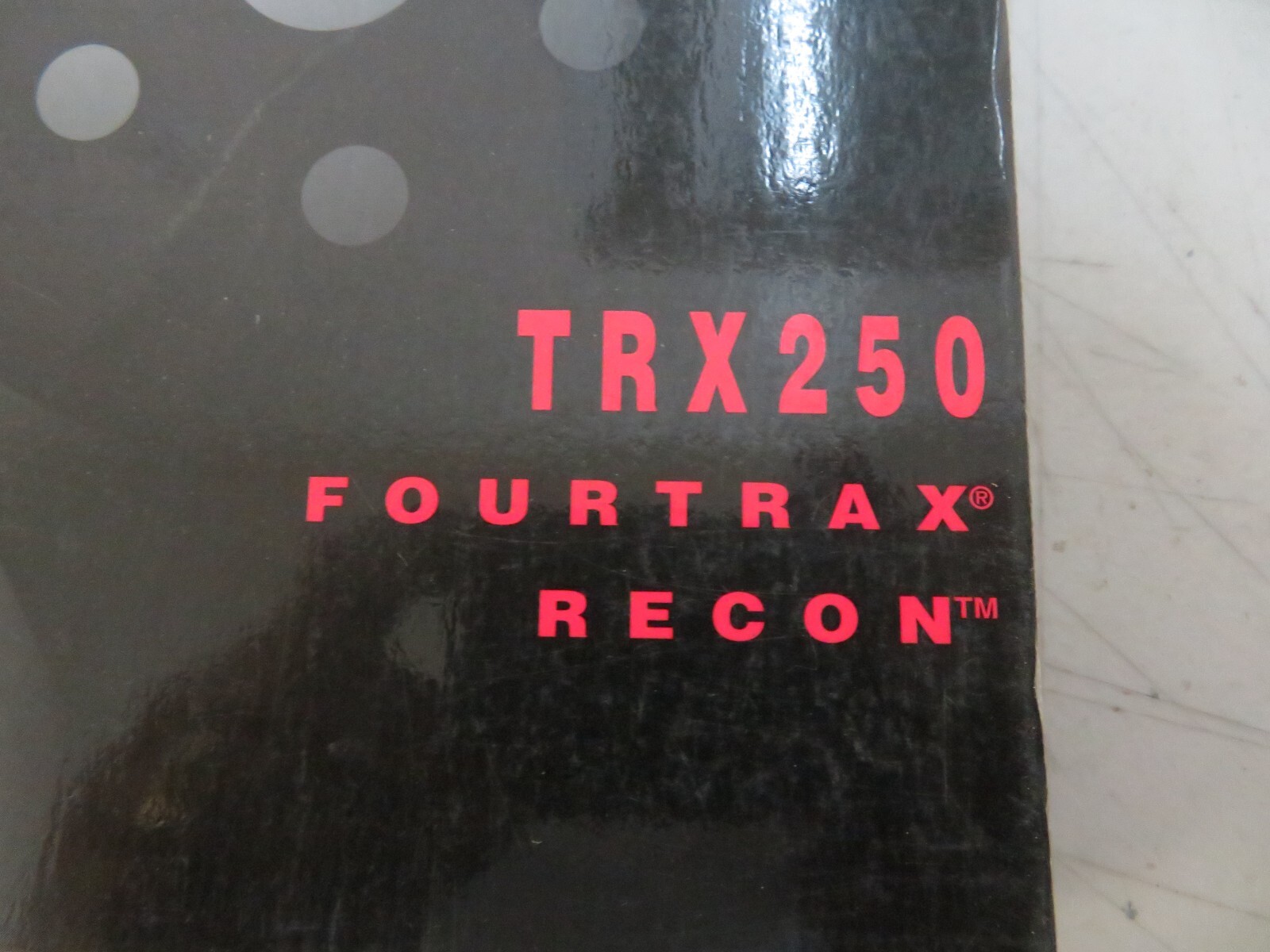 Honda New Factory Service Manual TRX250 Fourtrax Recon 1997-2001 61HM804