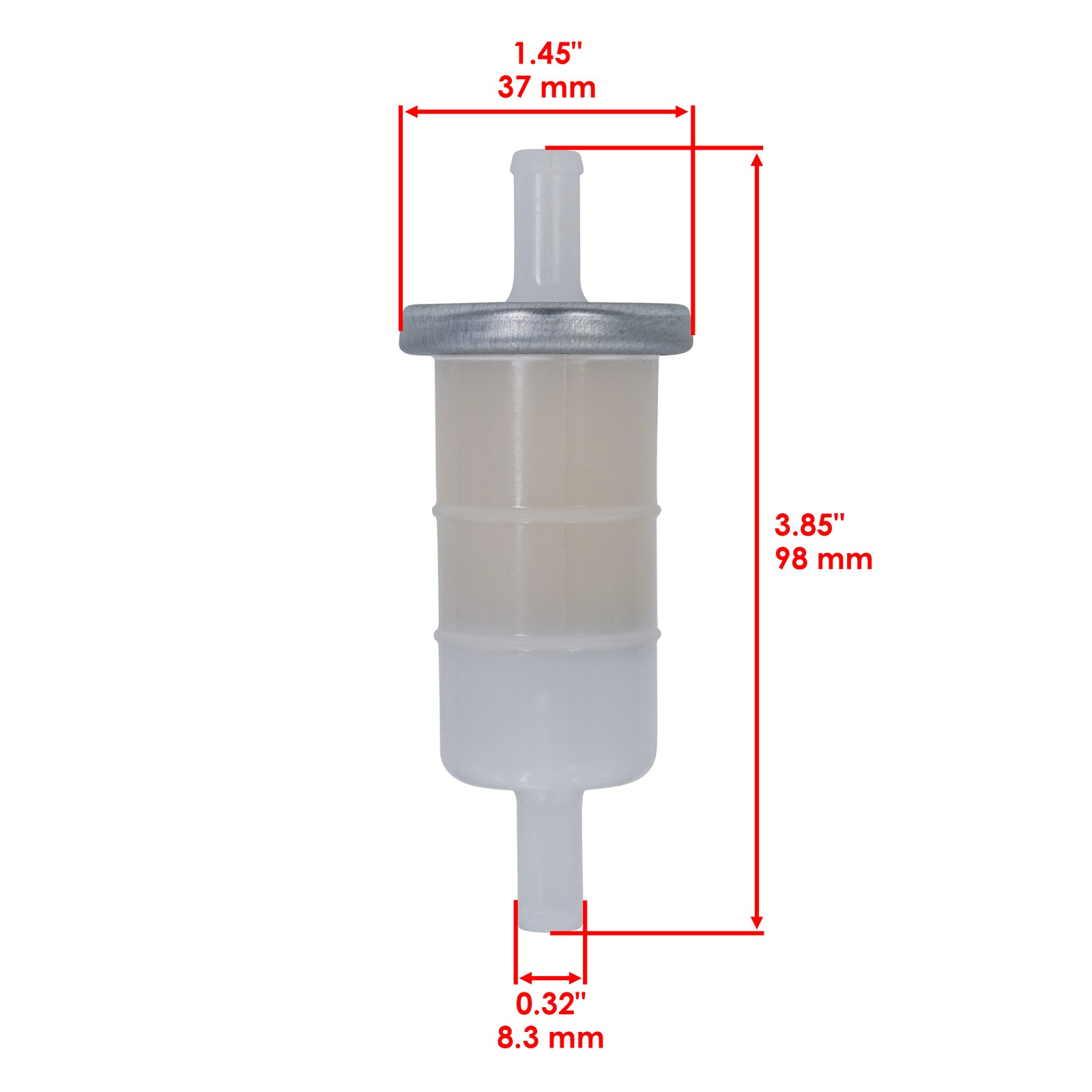 2x Fuel Filter for Yamaha VMX1200A V-Max 1200 1985-1996