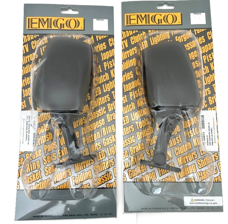 Yamaha YZF600R, YZF750 EMGO 20-86871/72 Replacement Sport Bike Mirrors, 94-’07