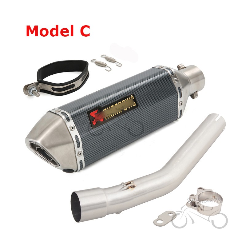 Tenere 700 2019-2025 for Yamaha XTZ07 Exhaust Mid Tail Pipe Slip on Muffler Tips