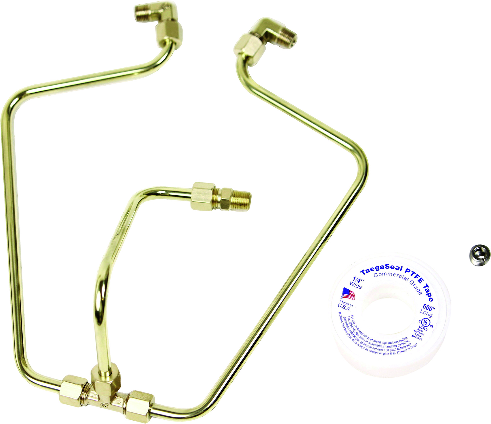 OLD STF Brass Rocker Box Oil Line STFB66