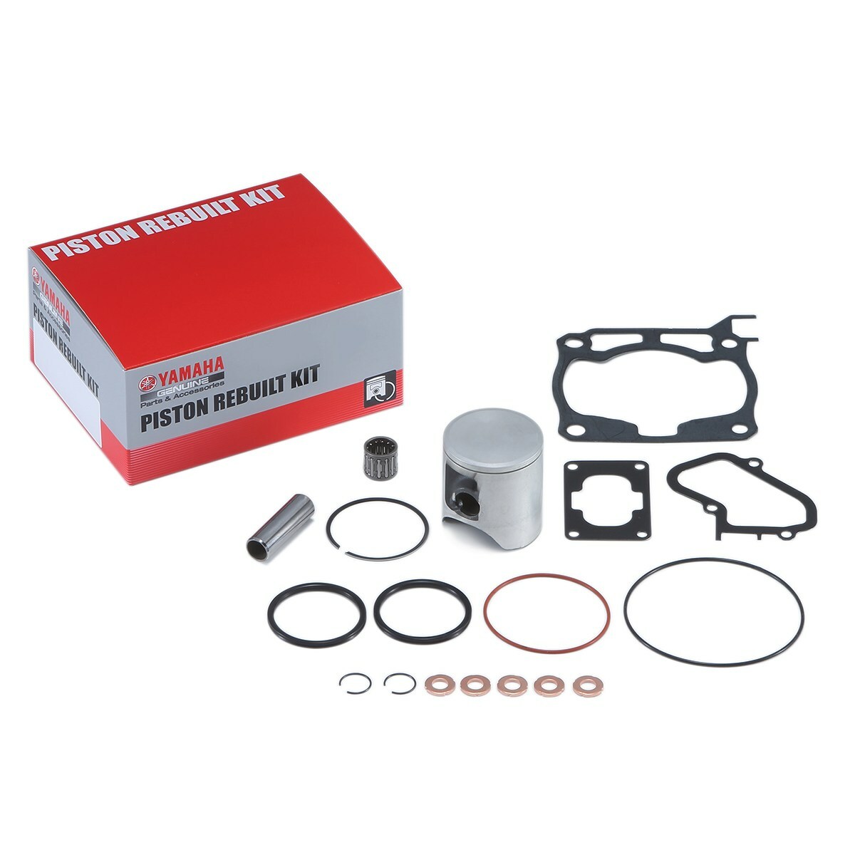 Yamaha OEM Piston Rebuild Kit Orange 20-22 YZ125X & 12-21 YZ125 1C3-WB033-00-B0