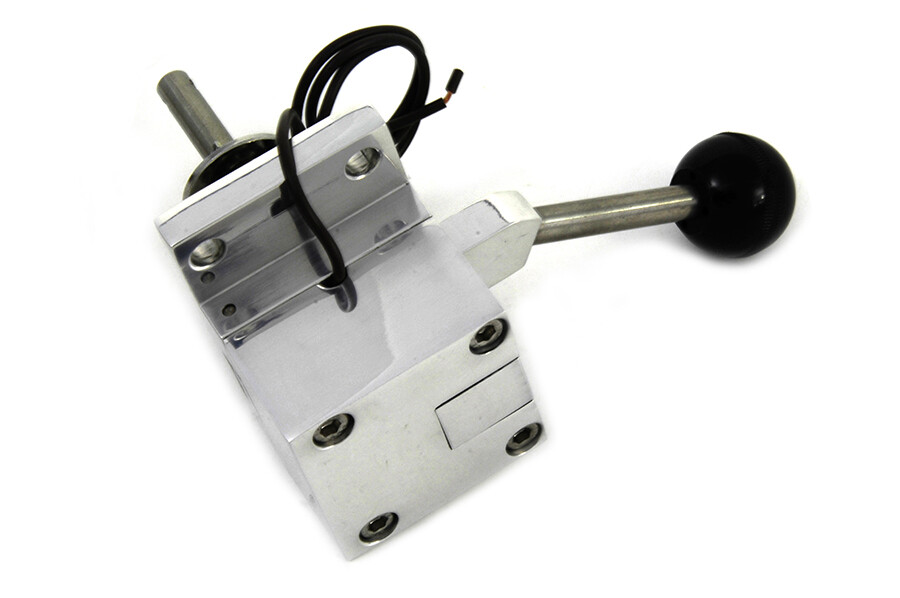 Harley Lever 4 Speed Billet Aluminum Chrome Electric Starter V-Twin 32-0956 Y3