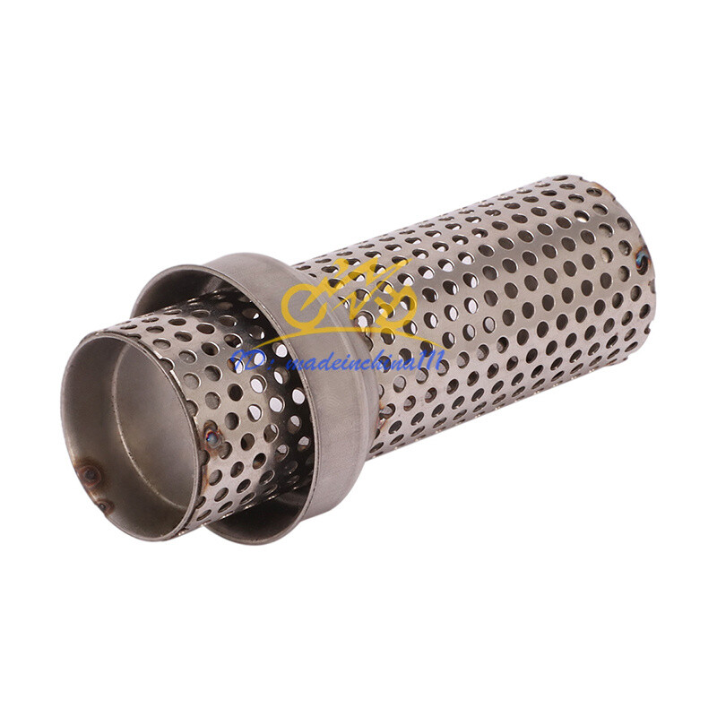 Universal Silencer Exhaust DB Killer Baffle Slip On Link Pipe Muffler For 51mm