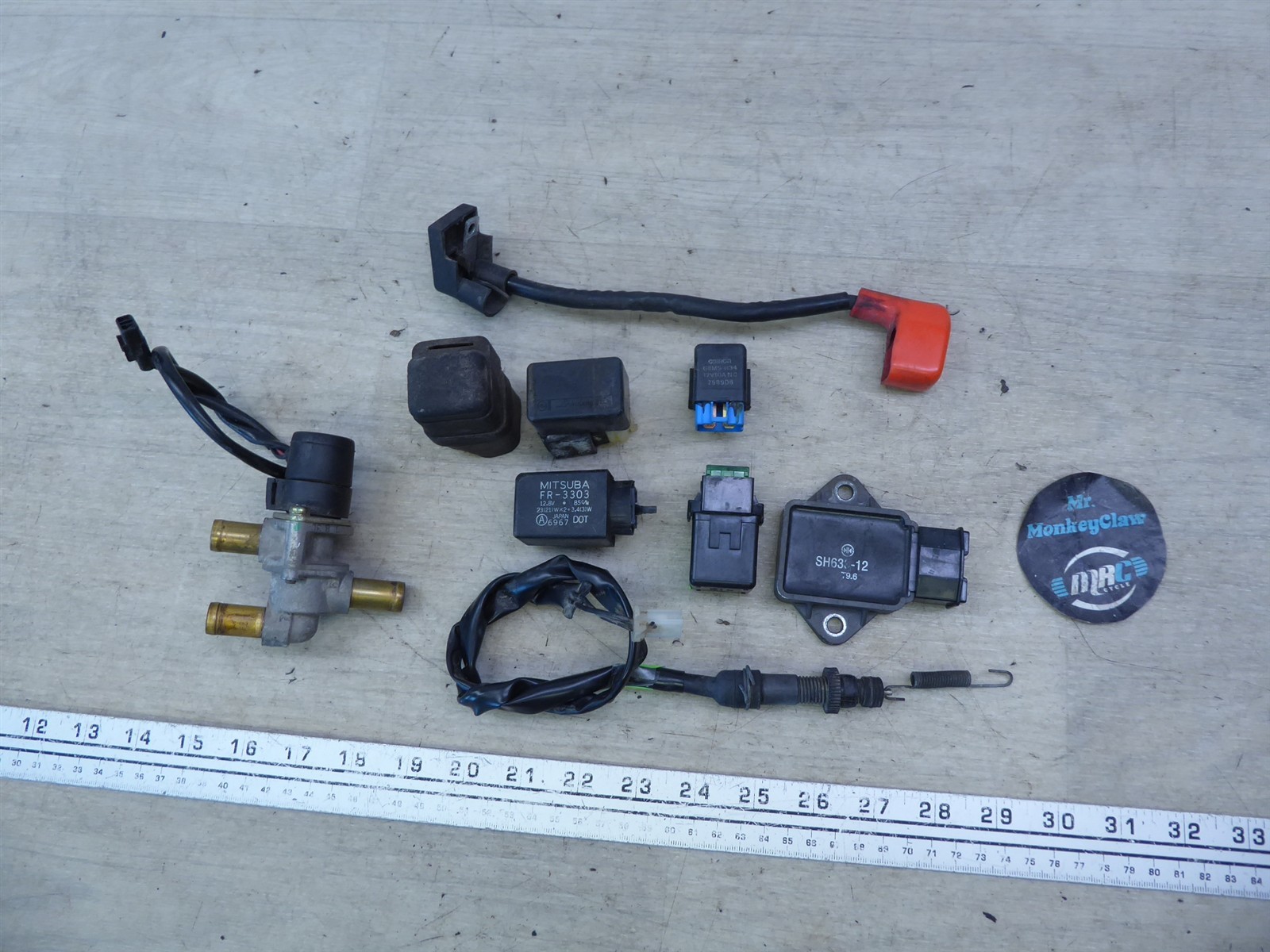 2000 Honda CBR600 F4 H20869) regulator solenoid switch relay electrical set