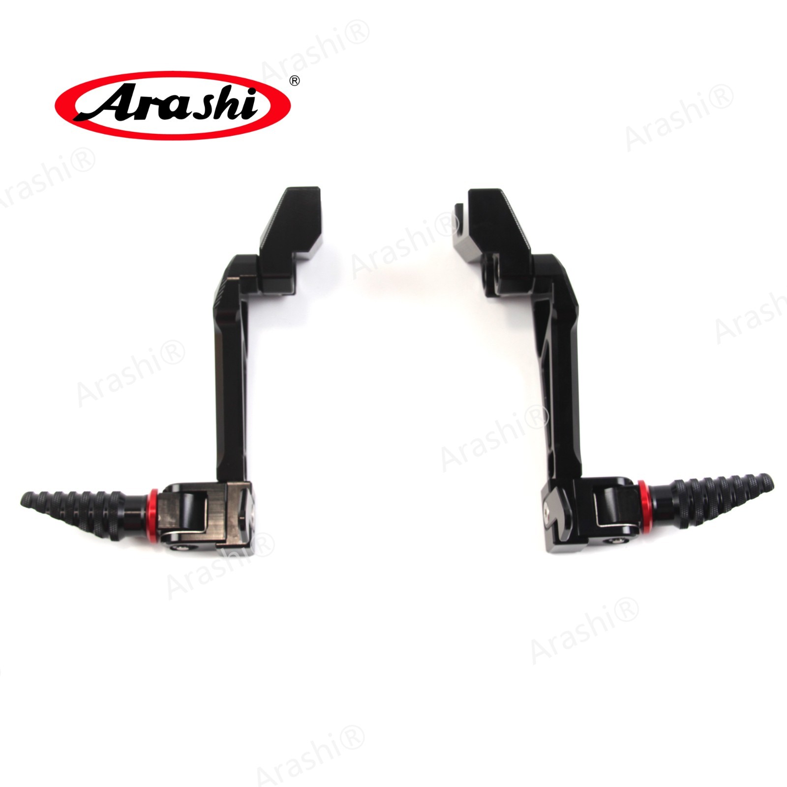 Arashi Rear Passenger Foot Pegs Footrest fit Yamaha YZF R6 2006-2016 YZF-R6 600