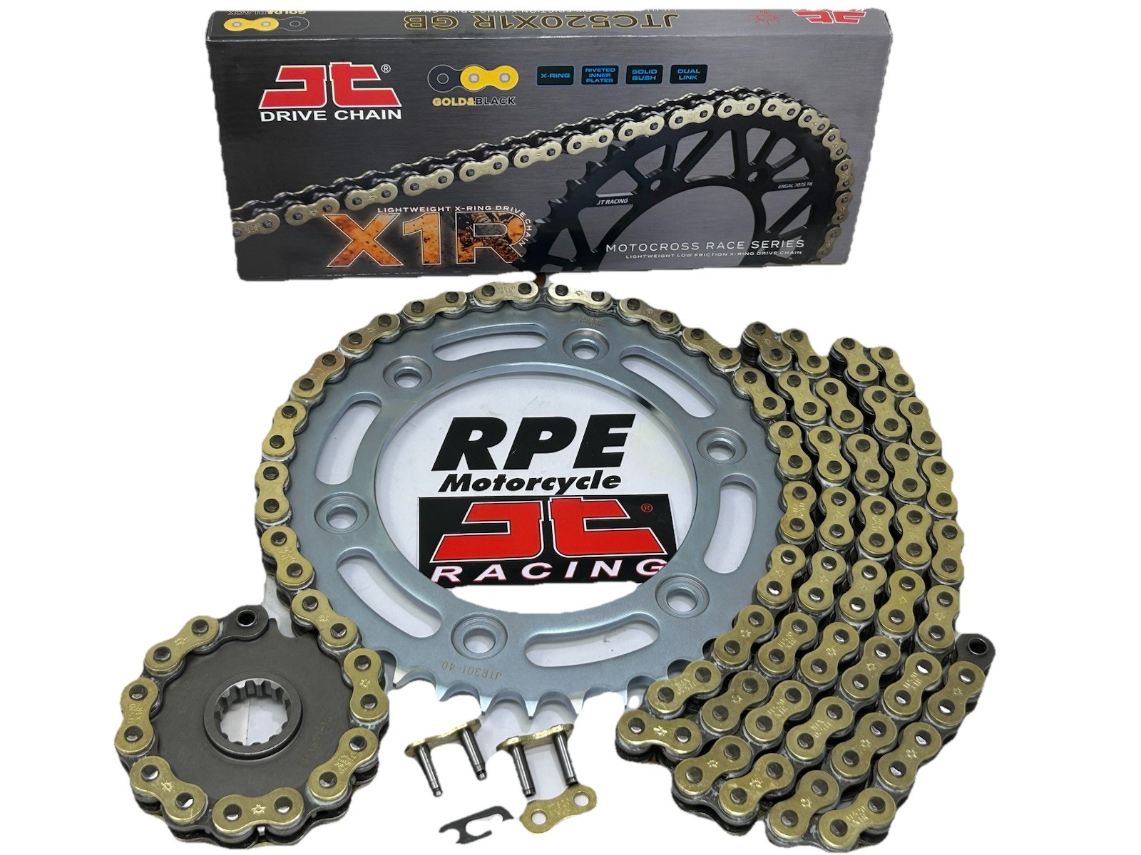 2013-2021 Honda CRF250L Premium JT X-Ring Gold Chain and Sprockets Kit