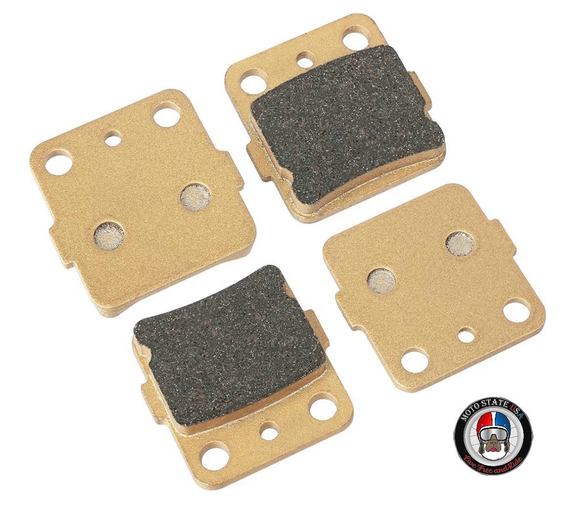 Semi-Metallic-Pro Front Brake Pads Compatible With Honda TRX250X TRX250EX