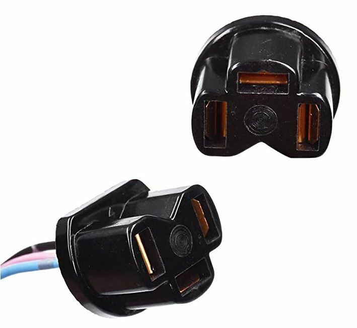 H4 9003 HB2 Wiring Harness Socket Pigtail Connector 1-Pair