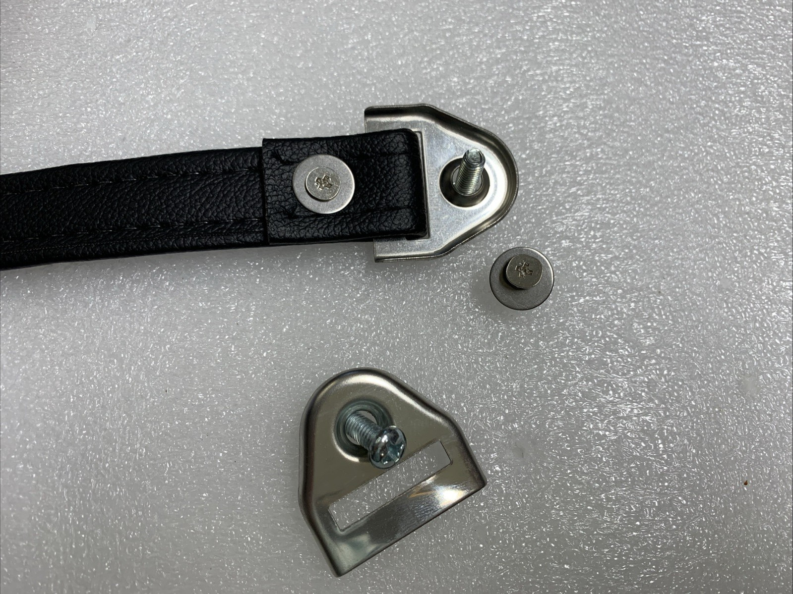 Honda cb cl sl xl Kawasaki Suzuki Yamaha seat strap buckle stainless steal (#47)