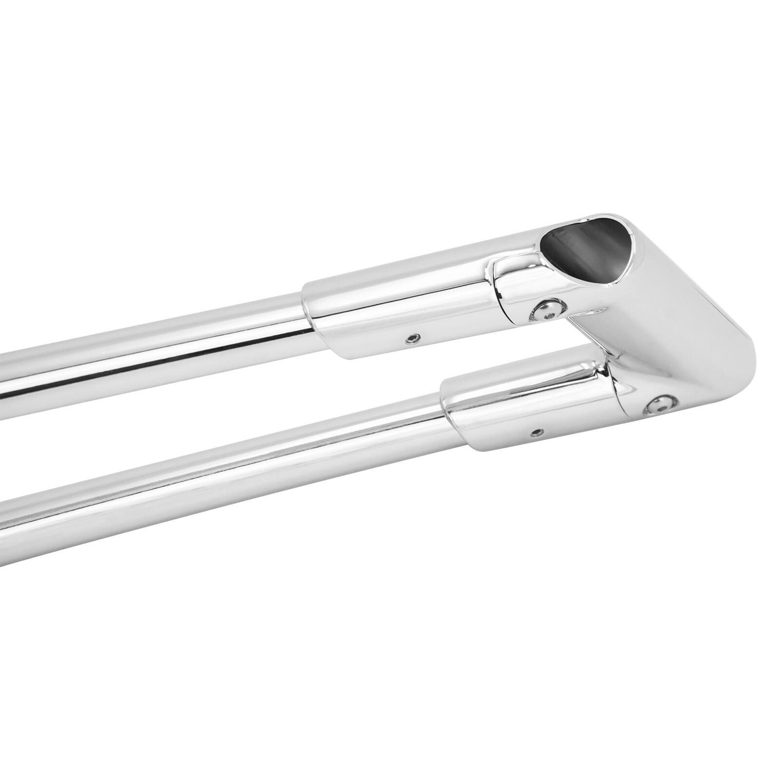 Chrome Hard Saddlebag Guard Rails For Harley Touring Road King Glide 2014-2023