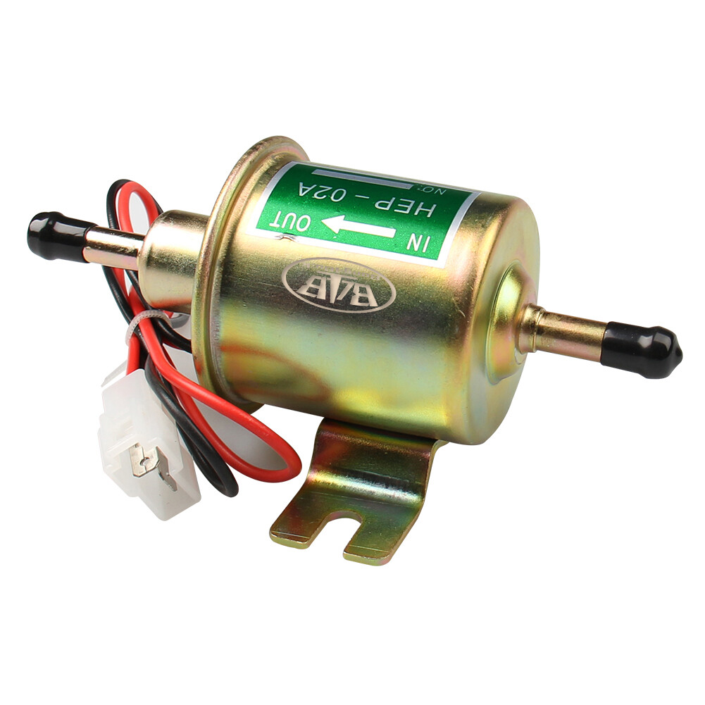 12V Universal Electric Fuel Pump Diesel Gas 5/16 Inch Inline 4-7PSI Low Pressure