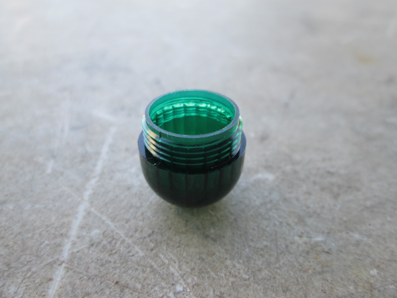 Harley-Davidson Green Fluted Indicator Light Lens Panhead Shovelhead New