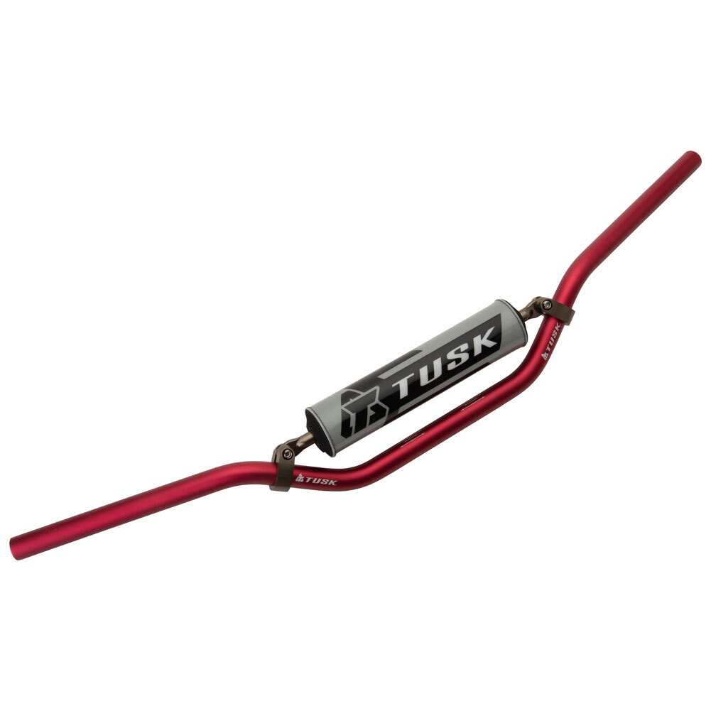 Tusk T-10 Aluminum 7/8″ Handlebar CR High Bend Red Dirt Bike Handlebars